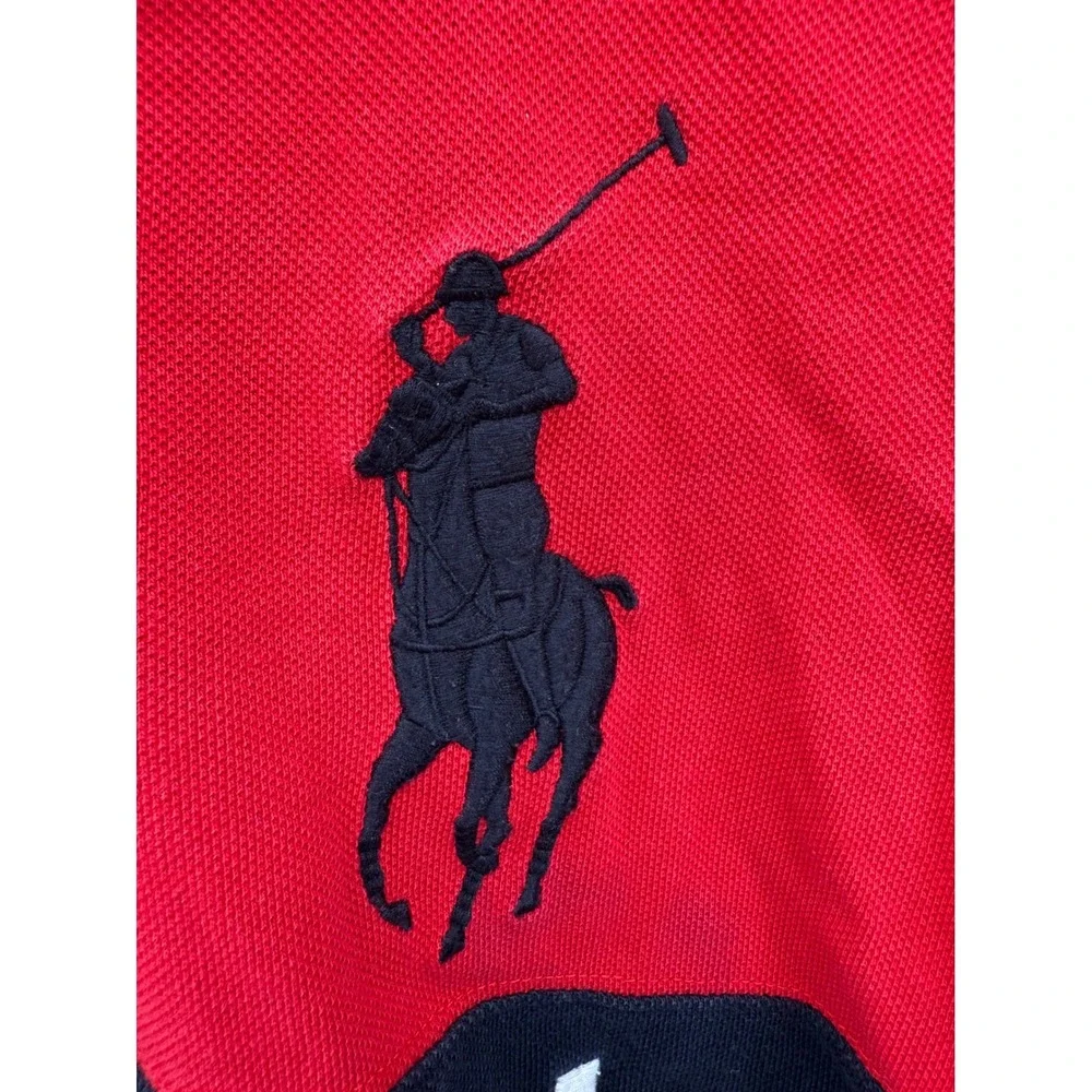 Polo Ralph‎ Lauren Spain Country Embroidered Polo Shirt Mens Medium